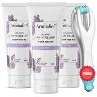 Pain Relief Cream and Finger Massager Aromalief