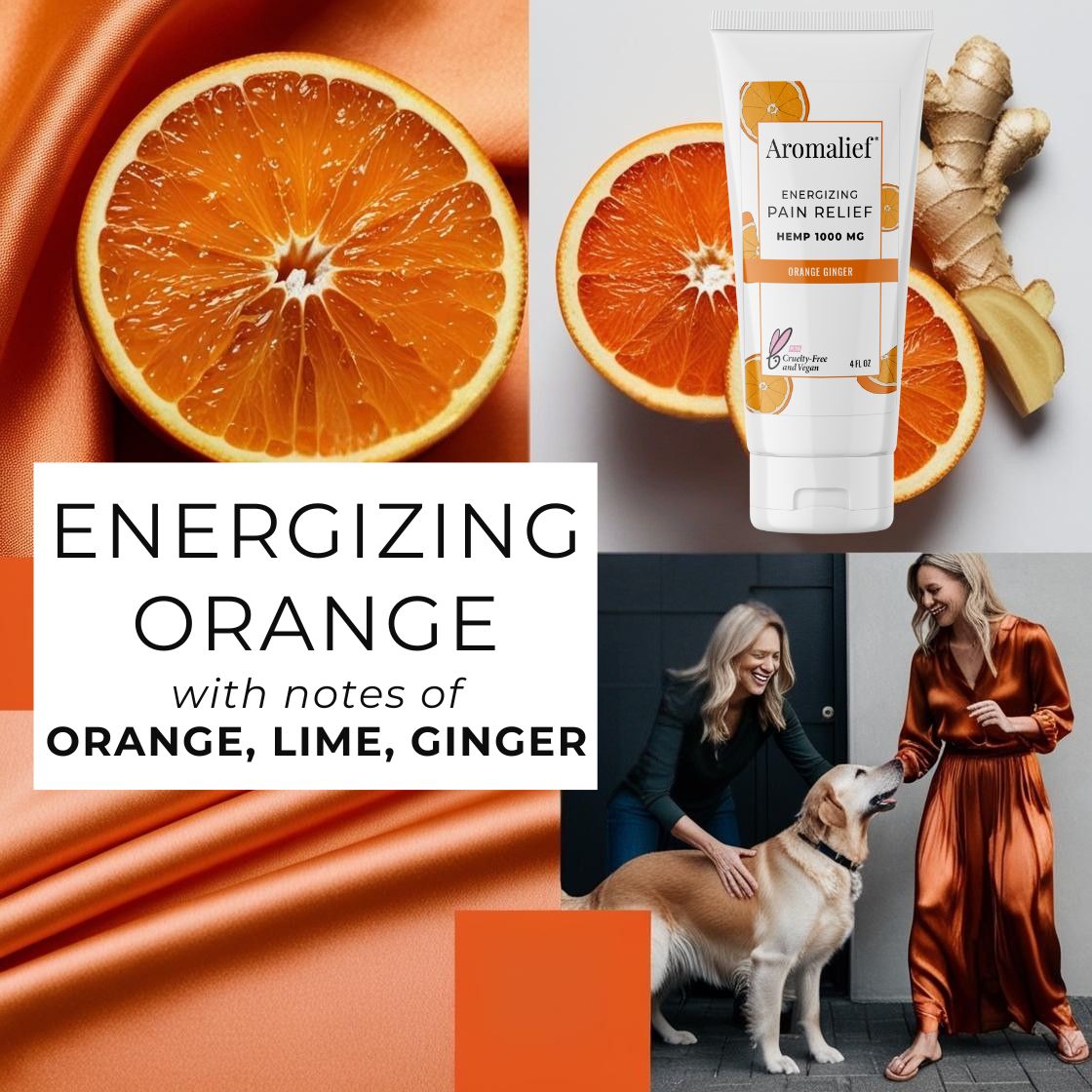 Aromalief Orange Ginger Mood Board