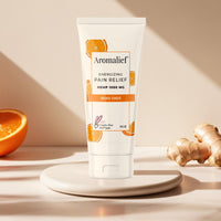 Aromalief Orange Cream with Orange and Ginger in warm sunny setting