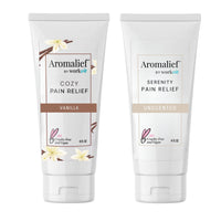 Aromalief Vanilla and Unscented Set in 4oz tubes