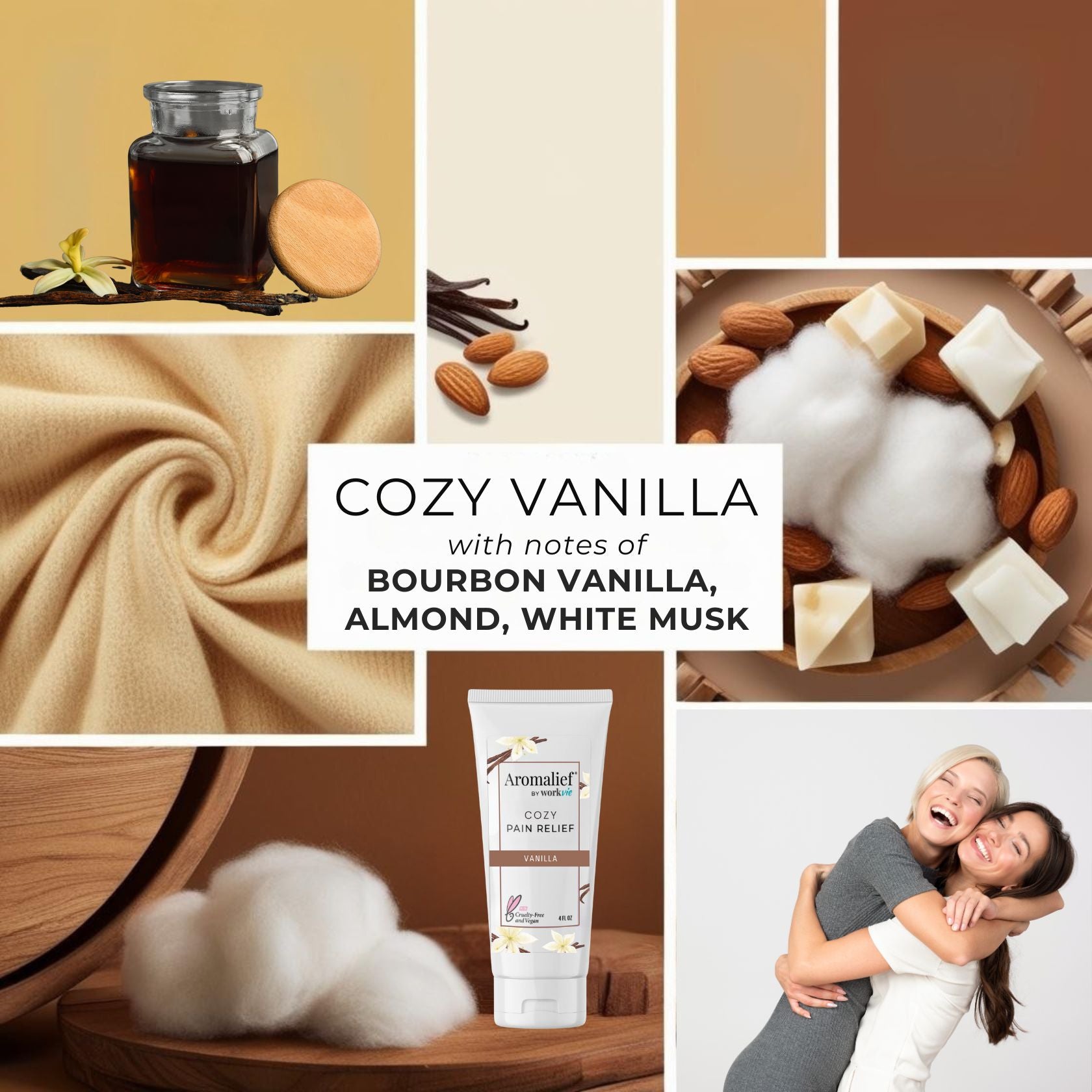 Aromalief Vanilla Pain Relief Cream