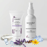 Deep Sleep Set Magensium Spray & Lavender Cream - Aromalief