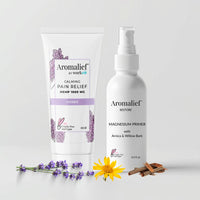 Soothing Pain Relief Creams and Magnesium Spray Set - Aromalief