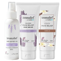 Aromalief Vanilla Lavender Creams and Lavender Magnesium Spray