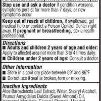 Vanilla Pain Relief Drug Facts