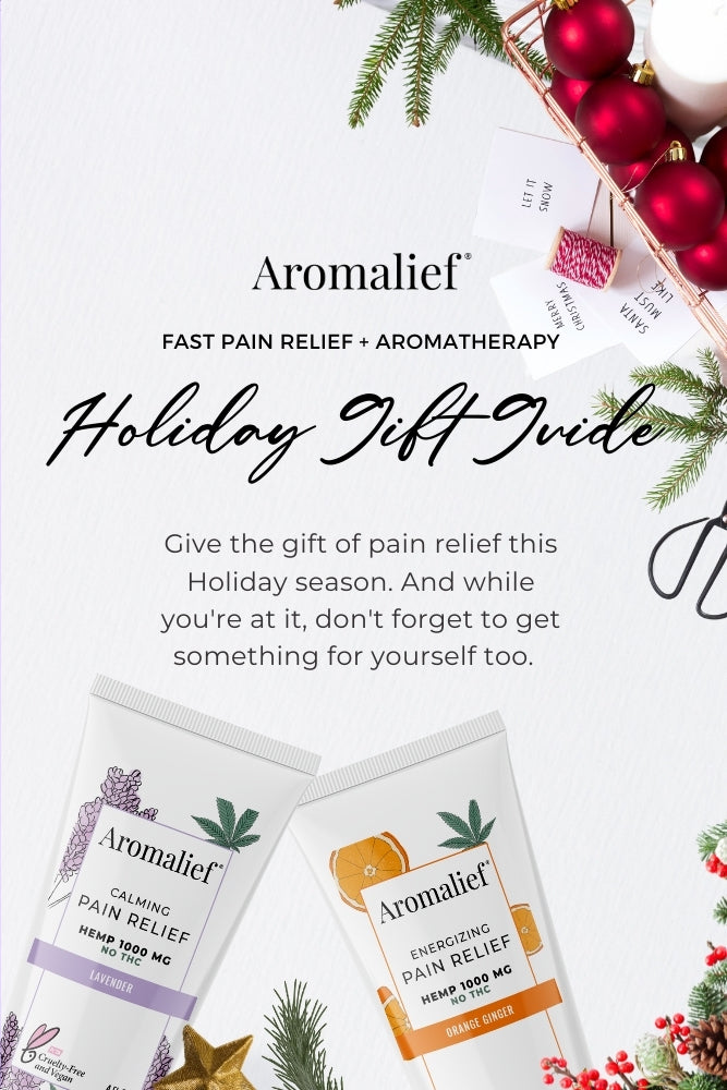 Aromalief Pain Relief Holiday Gift Guide 2021