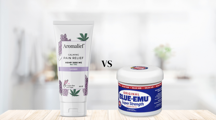 Aromalief vs Blue Emu Pain Relief Cream