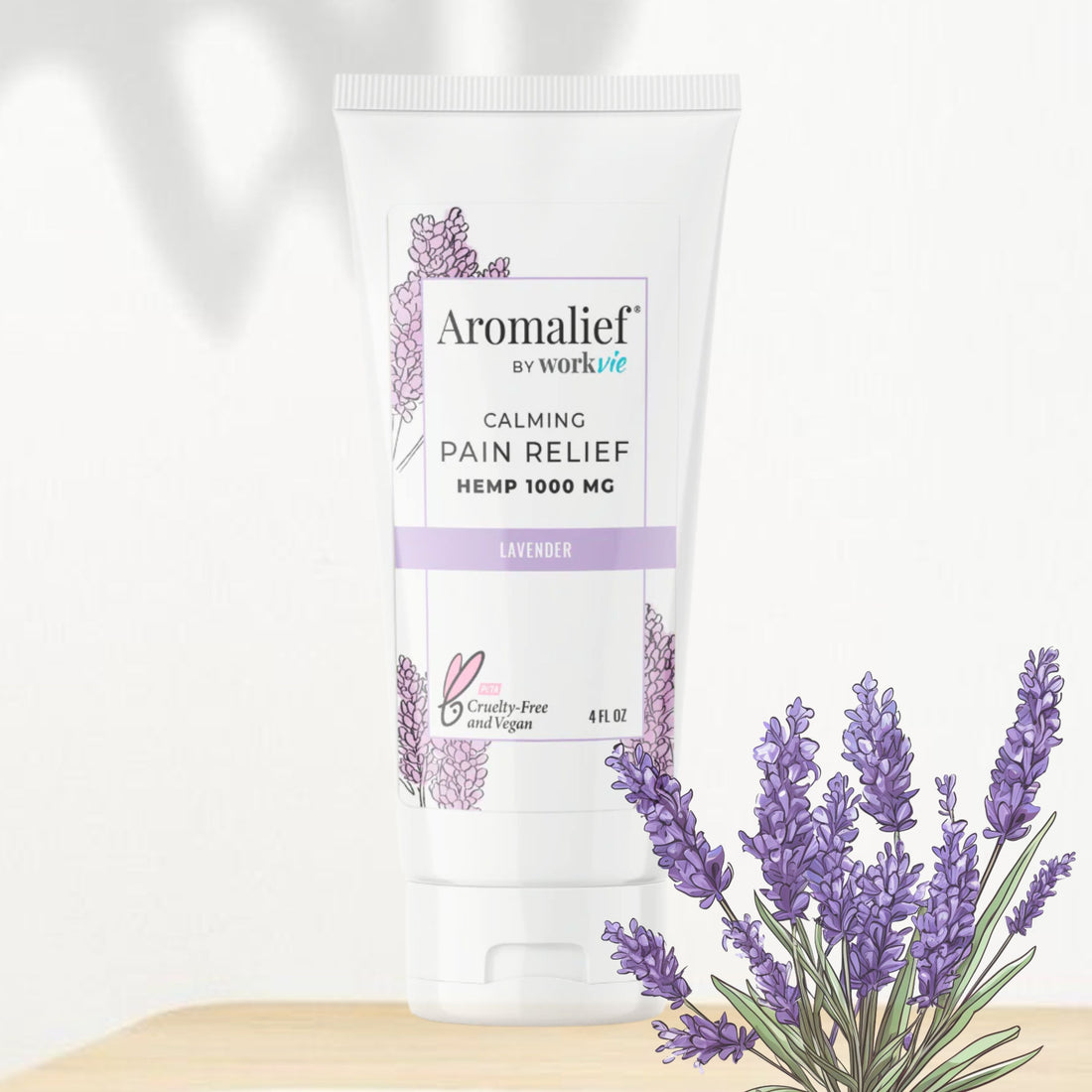 Lavender Pain Relief Cream with Aromatherapy