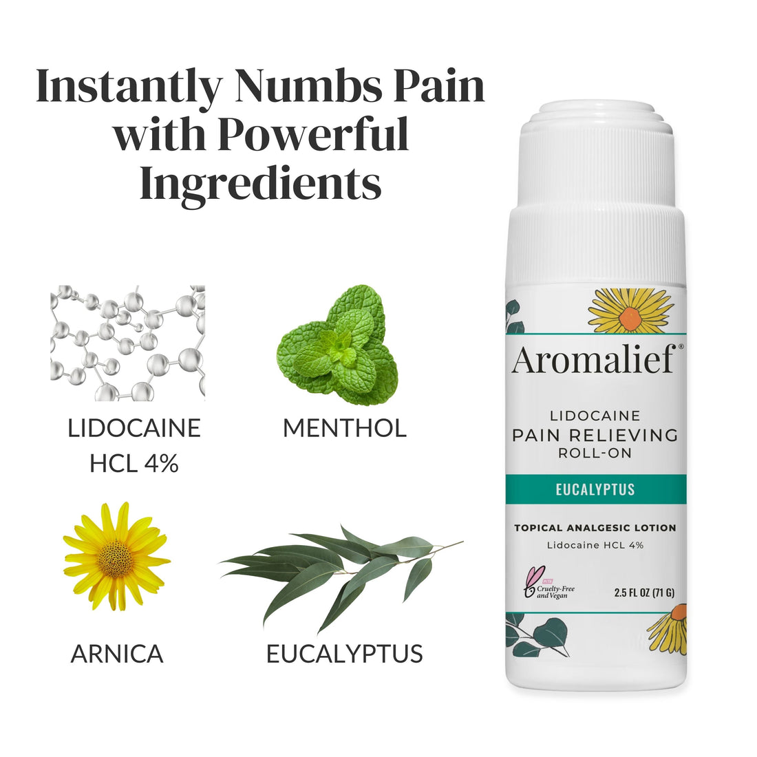 Aromalief Pain Relieving Roll On Single