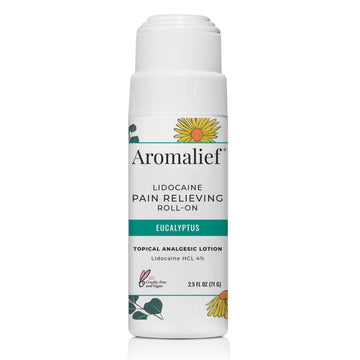 Aromalief Lidocaine Roll On with Arnica and Eucalyptus Single Bottle