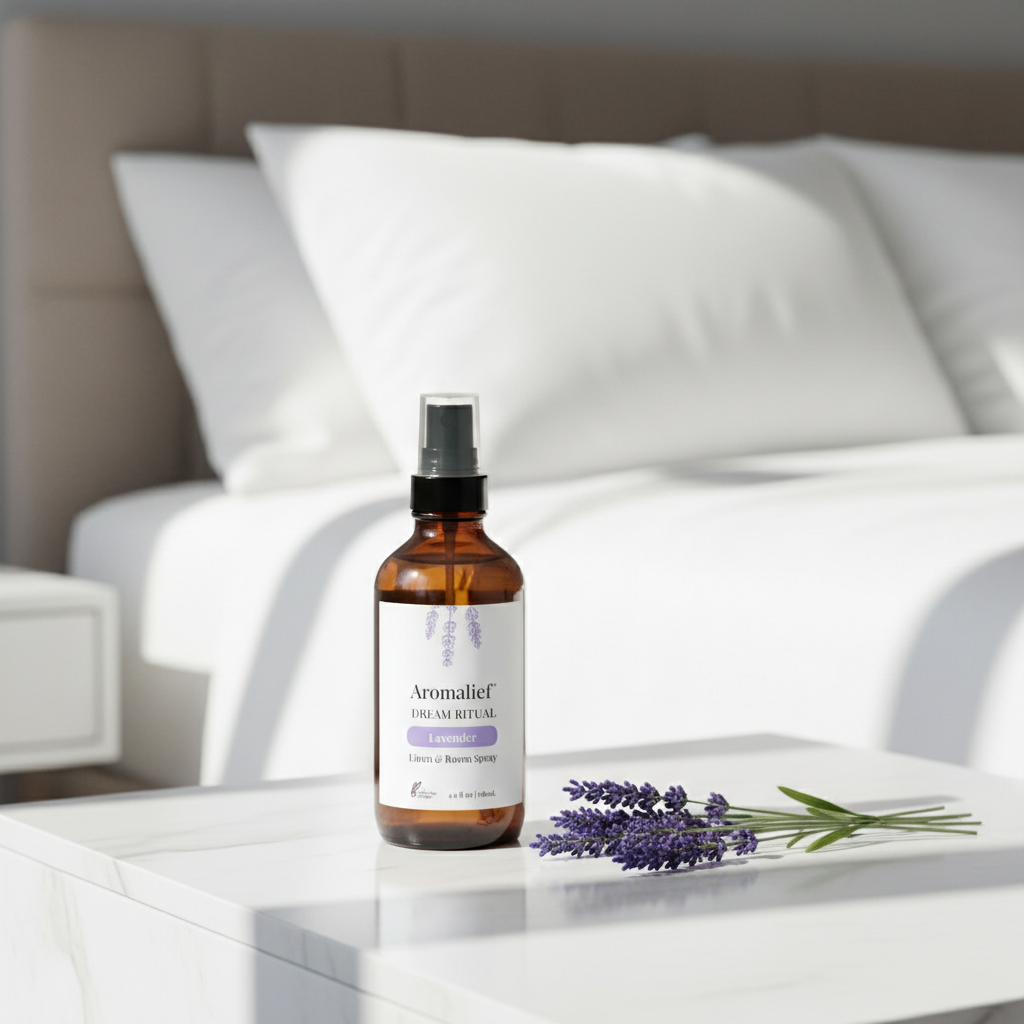 Lavender Linen and Room Spray Aromalief - 4 oz