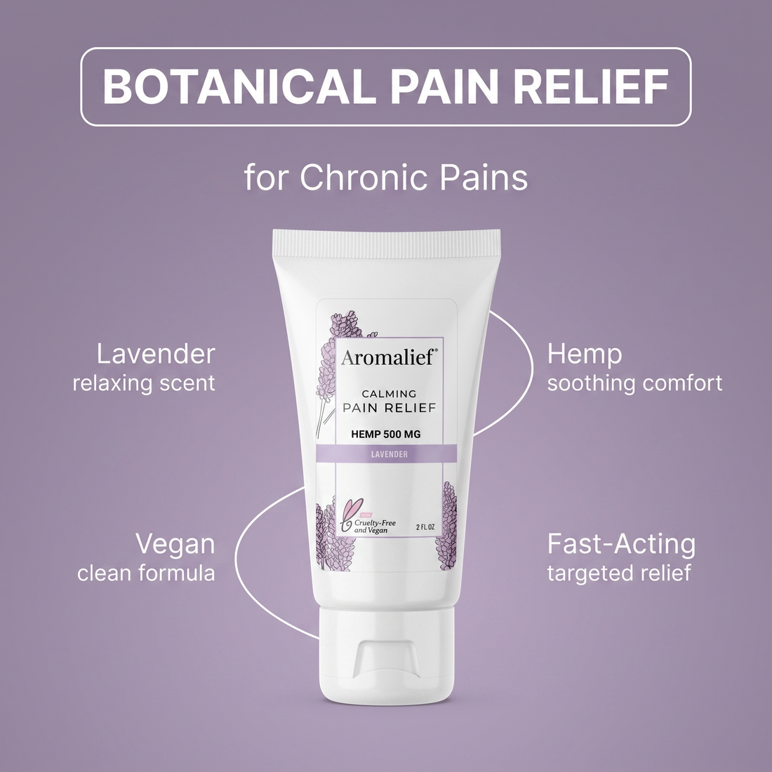 Lavender Relief 4 Pack Travel