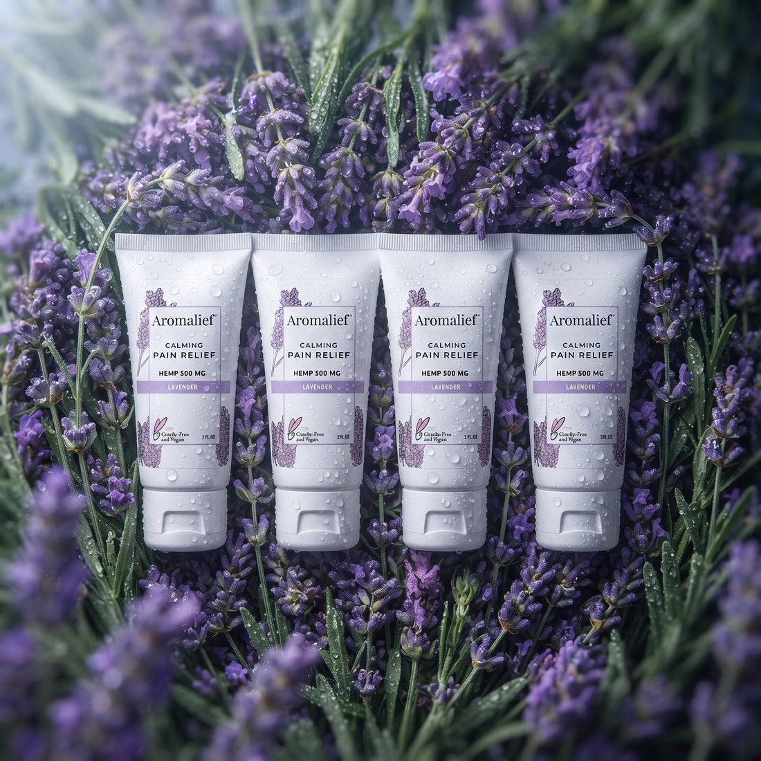 Lavender Relief 4 Pack Travel