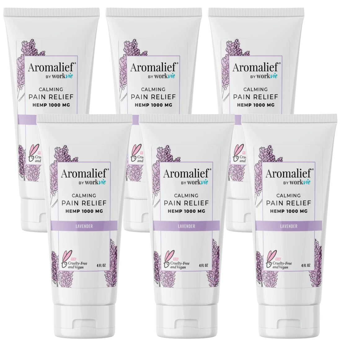 Aromatherapy Vegan Pain Relief Cream Aromalief - 4oz