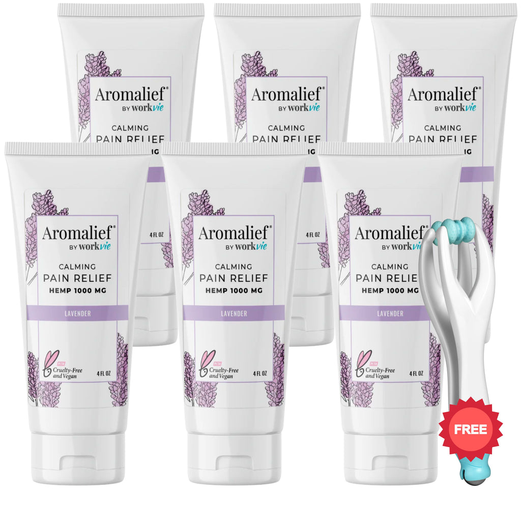 Pain Relief Cream and Finger Massager Aromalief