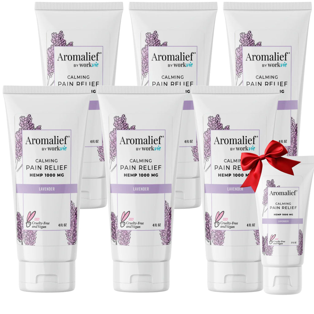 Aromalief Lavender Pain Relief 6 Pack - Special Offer