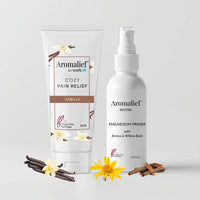 Soothing Pain Relief Creams and Magnesium Spray Set - Aromalief