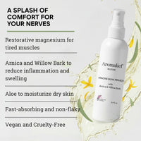 Deep Sleep Set Magensium Spray & Lavender Cream - Aromalief