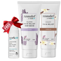 Aromalief Vanilla Lavender & Roll On Pain Relief Creams