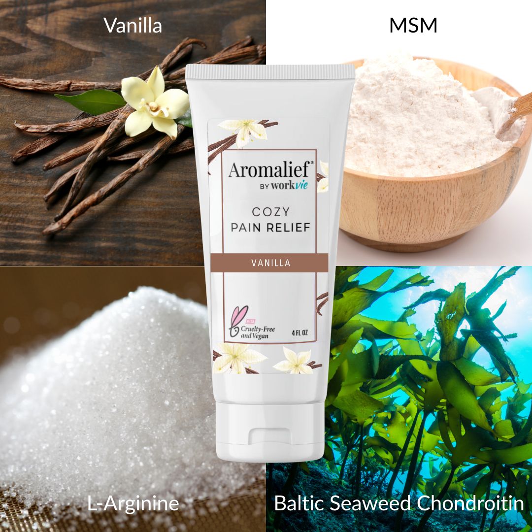 Soothing Pain Relief Creams and Magnesium Spray Set - Aromalief