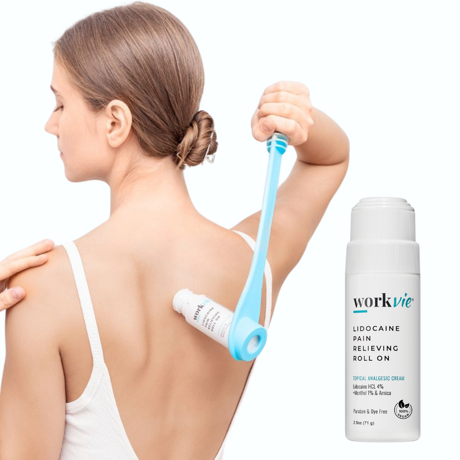 Workvie Lidocaine Roll On with Menthol & Arnica Buy 2 Get 1 Offer
