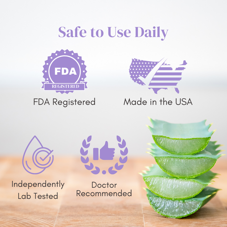 Safe to Use Daily - FDA Registered - Made in the USA - Independently Lab Tested - Doctor Recommended
