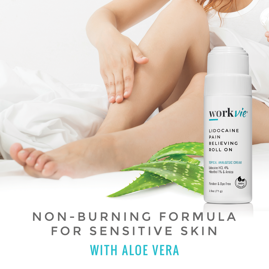 Non Burning Formula For Sensitive Skin with Aloe Vera